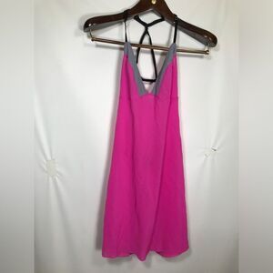 Victoria Secret Womens Lace Trim Babydoll Nightie Slip Dress Size Small pink